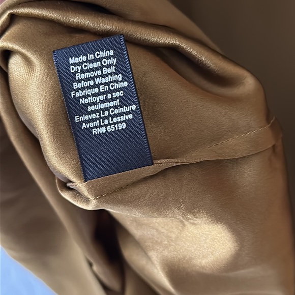 Elizabeth and James Silk Dark Olive Mini Dress M - Picture 14 of 14